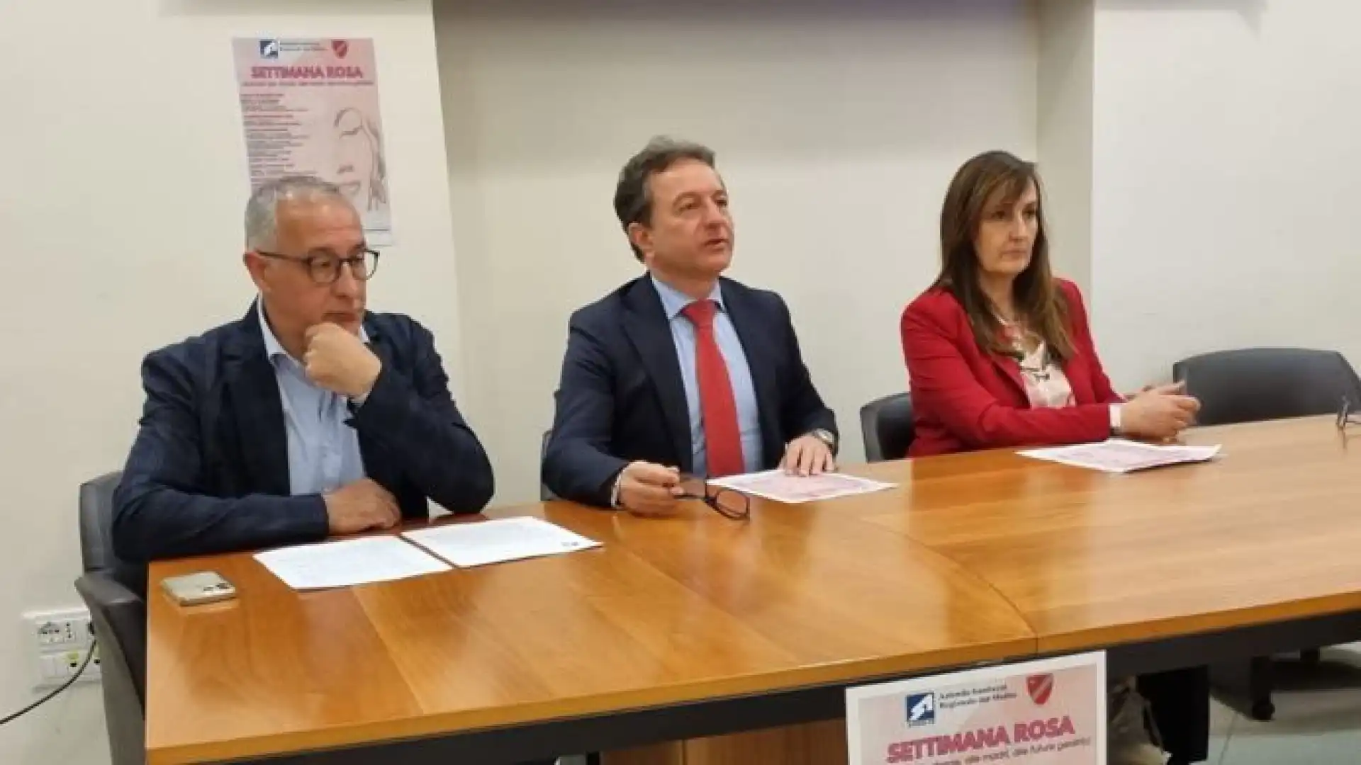 L’Asrem Molise presenta la “Settimana Rosa” dedicata alla prevenzione e alle future madri.